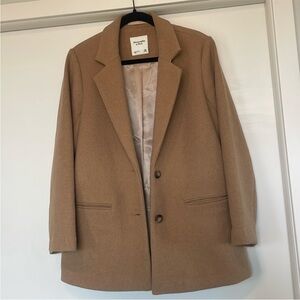Abercrombie & Fitch medium petite wool blazer coat